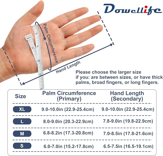 Dowellife Cut Resistant Gloves Food Grade Level 5 Protection, Safety Kitchen Cuts Gloves for Oyster Shucking, Fish Fillet Processing, Mandolin Slicing, Meat Cutting and Wood Carving. (Medium-12 Pairs)