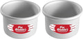 Fat Daddio's Anodized Aluminum Round Cake Pan, 4 x 3 Inch (Pack of 2)