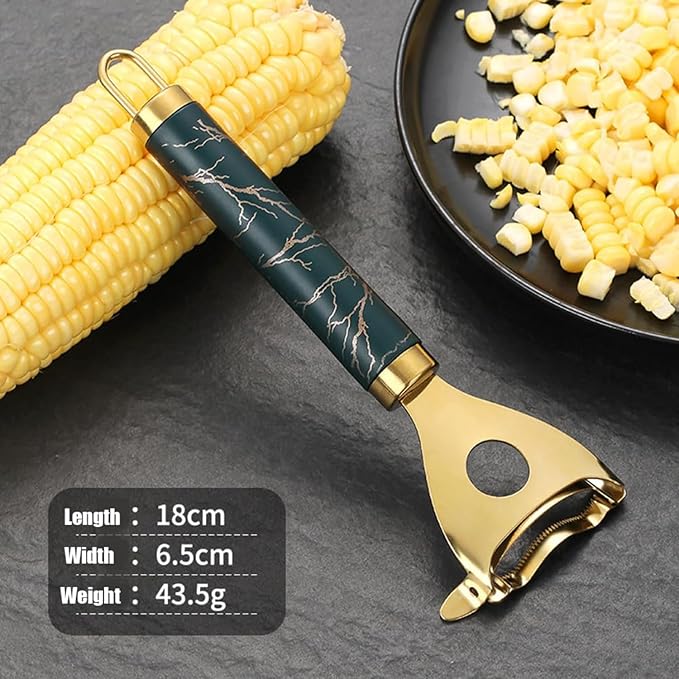 Cobb Gobbler corn peeler, 2025 New Cobb Gobbler Corn Peeler，Cobb Gobbler grain thresher, labor-saving and fast Cobb Gobbler labor-saving corn peeler, corn cob peeling tool (Silver(2Pcs))