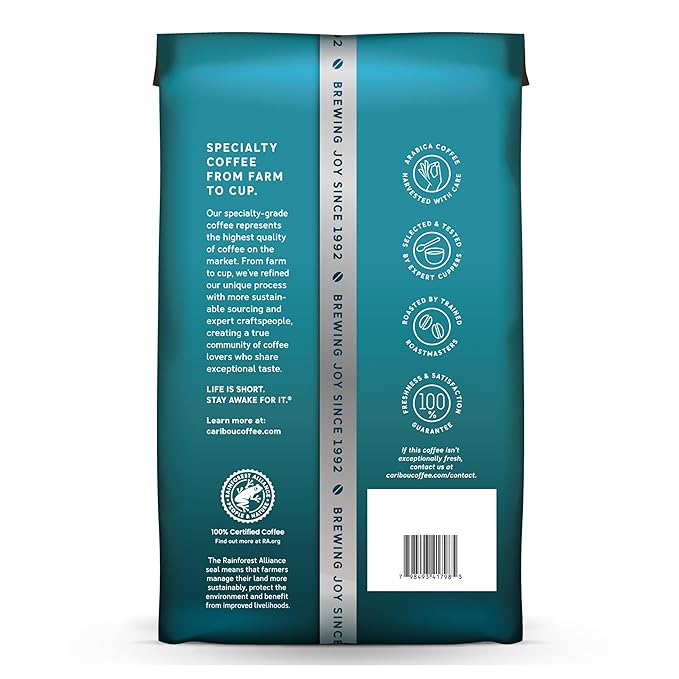 Caribou Coffee, Medium Roast Ground Coffee - Caribou Blend 20 Ounce Bag