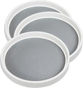 3Pack Non Skid Lazy Susan Turntable,Single Round Rotating Kitchen Spice Organizer for cabinets,Pantry, Bathroom, Refrigerator (10Inch)