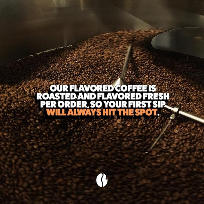 Fresh Roasted Coffee, Decaf Hazelnut Flavored Coffee, 2 lb (32 oz), Medium Roast, Kosher, Whole Bean