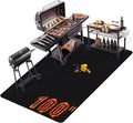 100x51 Inches Extra Large Grill Mat for Outdoor Grill - Fireproof Deck and Patio Protector, Waterproof and Oil-Proof Barbecue Grill Mat