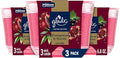 Glade 3-Wick Scented Candle Jar, Pomegranate & Currant, Air Freshener Infused with Essential Oils, 6.8 Oz, 3 Count