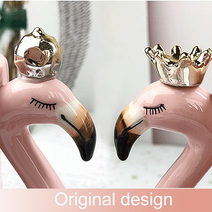 16 oz Cute Pink Coffee Mug Ceramic Flamingo Gift Unique Cups Mom Day Gift for Women Her Grandma Pretty Mug Funny Coffee Cup Funky Xmas Presents for Girlfriend Decorative Animal Decor Christmas Mugs