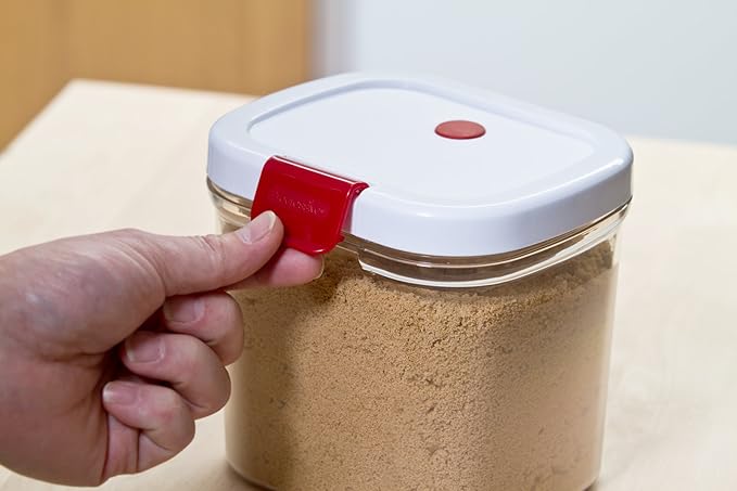 PrepSolutions Brown Sugar Keeper with Lid – 1.5-Quart Airtight Container for Moisture Control