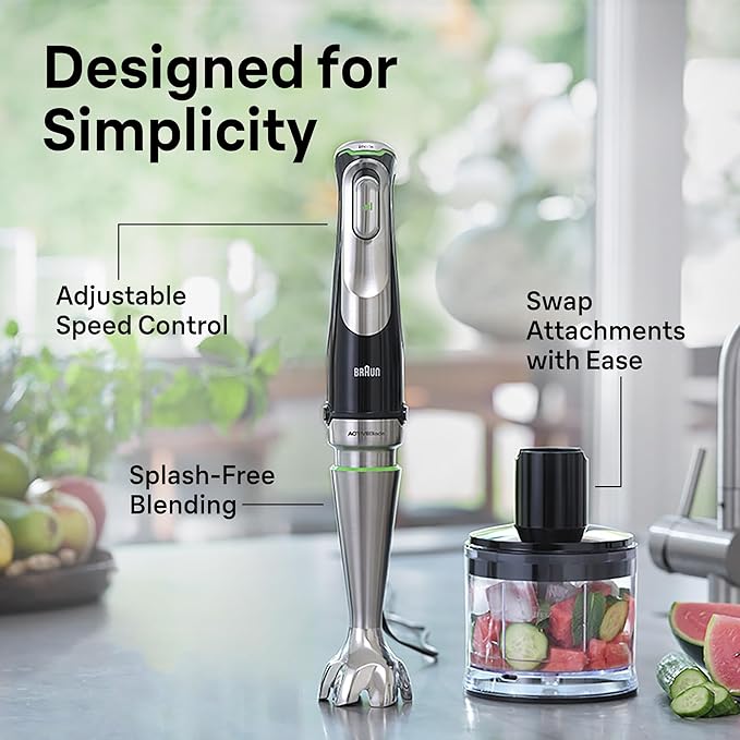 Braun MQ9137XI MultiQuick 9 Hand Blender with Imode Technology