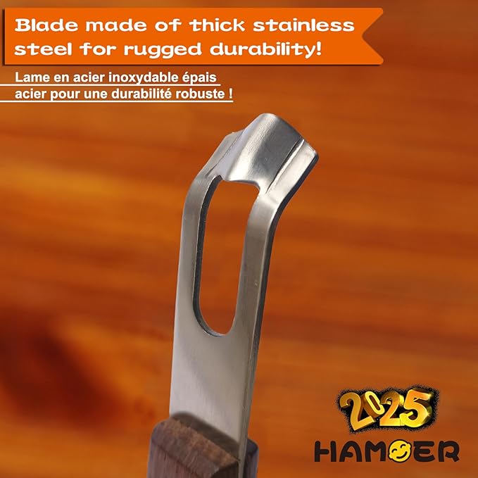 Channel Knife Zester - Fruit and Vegetable Tool for Decorating Cocktails, Desserts, and Salads Stainless Steel Tip 2 PACK