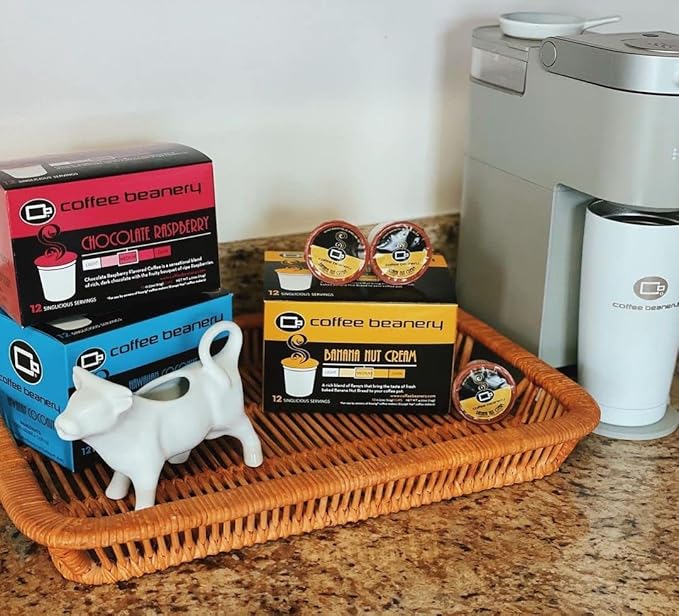 Hawaiian Coconut Coffee Pods by Coffee Beanery | 48ct Bulk Medium Roast Arbica Coffee