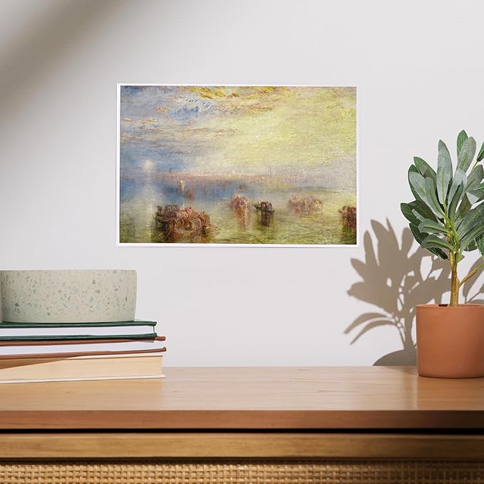 Lantern Press 8x12 Art Print, Approach to Venice, Masterpiece Classic, Artist: J.M.W. Turner c. 1844