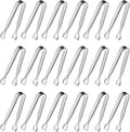 Mini Serving Tongs, Anytrp 18-Packs Stainless Steel Sugar Tongs, 4.3inch Ice Tongs Kitchen Appetizers Tongs for Coffee Bar, Tea Party, Desserts Party, Sugar and Ice Bucket