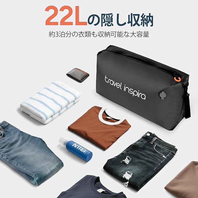 Vacuum Bags for Travel Luggage, Reusable Compression Bags for Carry On Suitcases and Backpack, Vacuum Seal Packing Cube for Cloth (1PC No Pump)