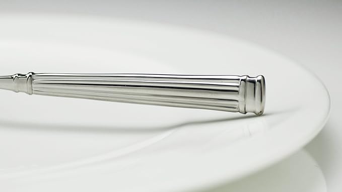 Fortessa Doria 18/10 Stainless Steel Flatware Serving Fork, 10-Inch,Silver