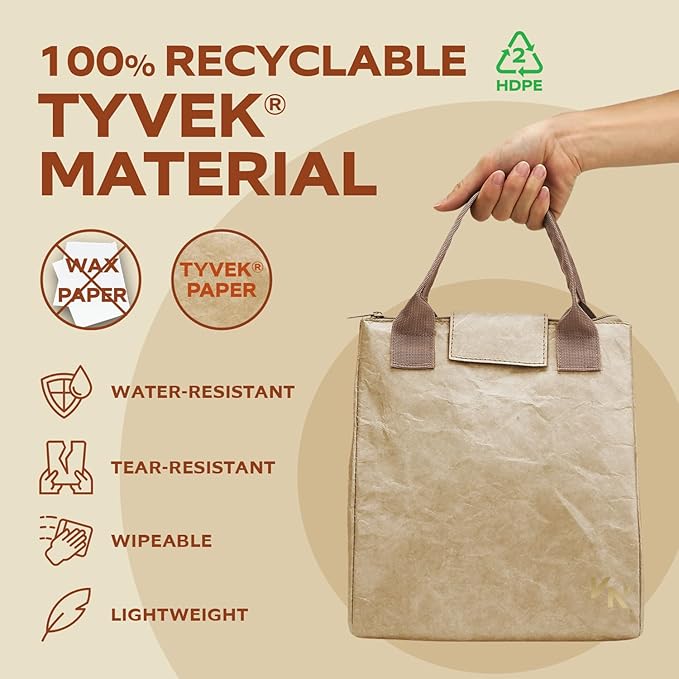 VonNova Women’s Insulated Lunch Bag with Premium 4mm Cooler Insulation, Cute Large 7L Lunch Tote for Office, Durable Small Lunch Box for Women, Stylish Lunchbox for Adults, Teens, Nurses, Teachers