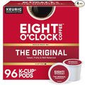 Eight O'Clock Coffee The Original, Single-Serve Keurig K-Cup Pods, Medium Roast Coffee Pods, 96 Count