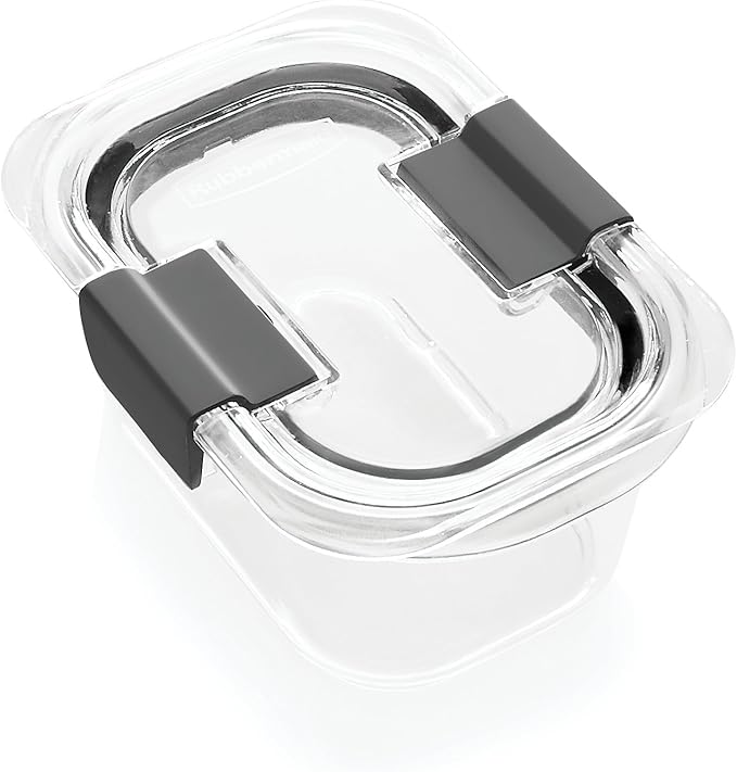 Rubbermaid Brilliance Food Storage Container, Small, 1.3 Cup, Clear 1991155