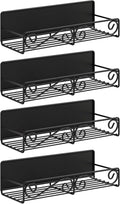 4 Pack Magnetic Spice Rack for Refrigerator