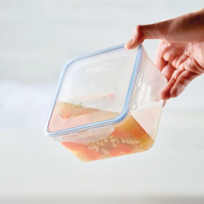 LocknLock Storage Food Storage Container Set, 10-Piece, Clear