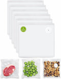Vacuum Sealer Bags for Food, 30 PCS Reusable Bags with Air Valve for Food Storage, Large