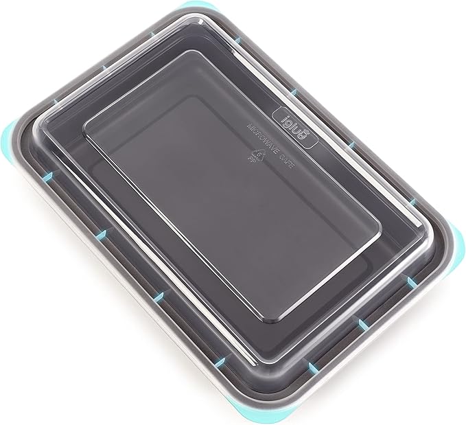 Igluu Meal Prep Containers Reusable (10 Pack) – Food Containers with Lids – Stackable, Microwave, Freezer & Dishwasher Safe – 28oz/828ml – 1 Compartment – BPA-Free