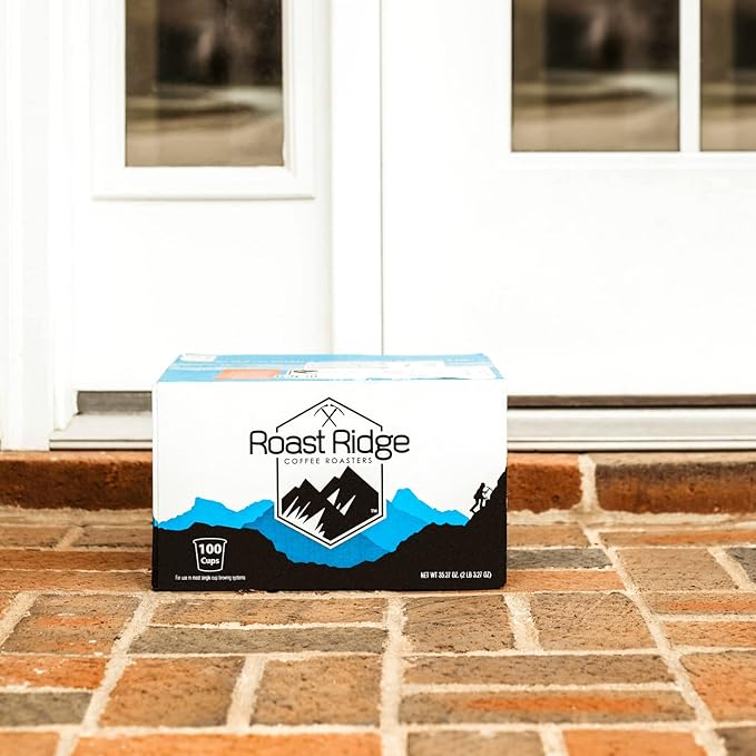 Roast Ridge Single Serve Coffee Pods for Keurig K-Cup Brewers, Hazelnut Blend, Medium Roast, 100 Count