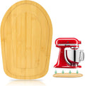 Compatible with Kitchen aid 4.5-5 Qt Bamboo Mixer Slider - Appliance Slider for Tilt Head Kitchen aid Stand Mixer Artisan, Countertop Storage Mover Sliding Tray Accessories Attachments - Natural
