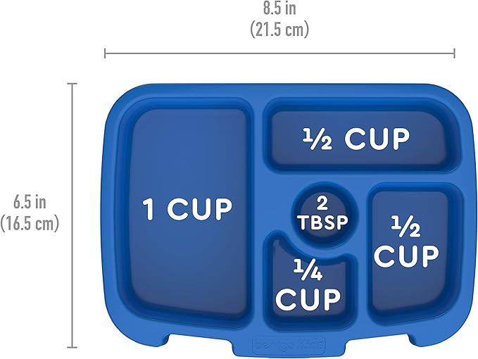 Bentgo Kids Tray with Transparent Cover (Blue)
