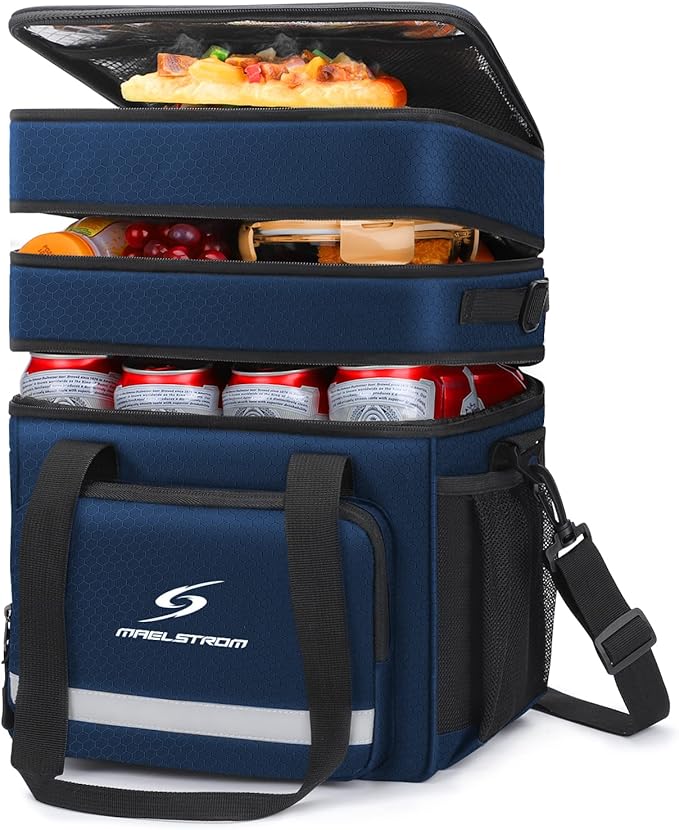 Maelstrom Lunch Box for Men,Insulated Lunch Bag Women/Men,Leakproof Lunch Cooler Bag, Lunch Tote Bag