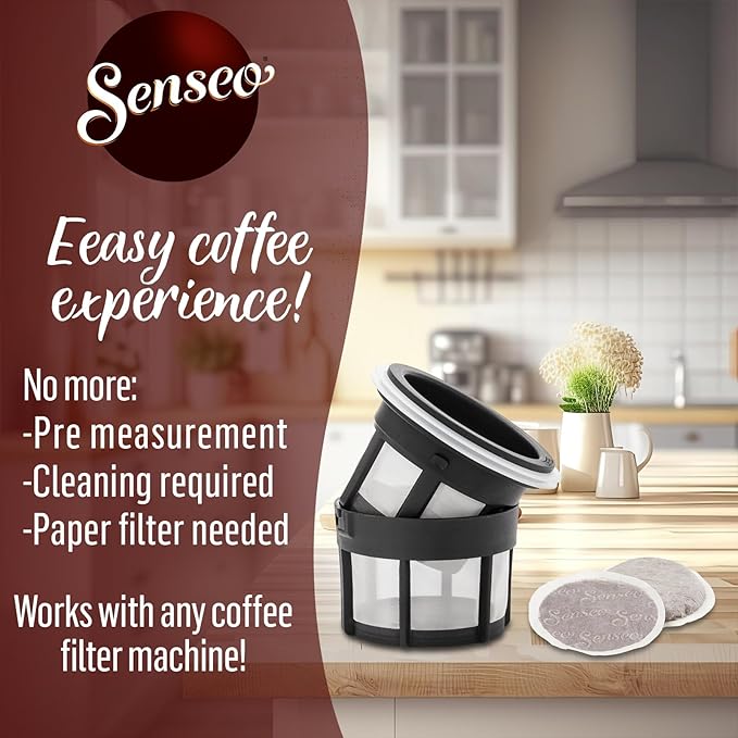 Senseo Strong Roast Coffee Pods – 48 Count (2 Packs) – Full-Bodied Dark Roast Flavor – Single-Serve Coffee Pads Compatible with Senseo Machines