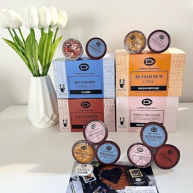 Cinnamon Spice Coffee Pods by Coffee Beanery | 12ct Medium Roast Arbica Coffee