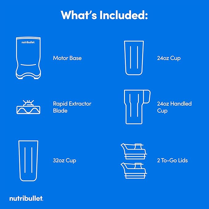 nutribullet Ultra Personal Blender NB50500BR, 32 oz, Brass