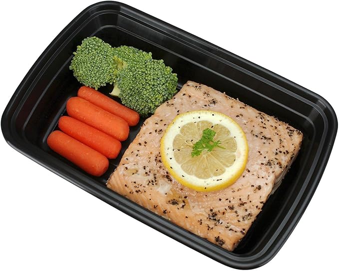 Freshware Meal Prep Containers ,1 Compartment with Lids, Food Containers, Lunch Box | BPA Free | Stackable | Bento Box, Microwave/Dishwasher/Freezer Safe, Portion Control ,28 oz (Pack of 15)