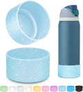2 PCS Glitter Silicone Boot for Owala Water Bottle, Anti-Slip Protective Sleeve for FreeSip/Twist/Flip Stainless Steel Water Bottles Accessories