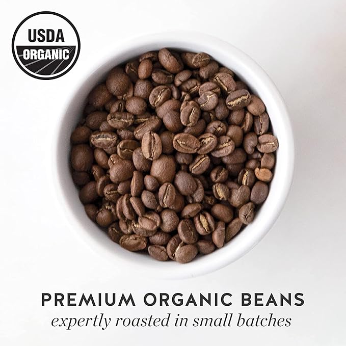 Blue Bottle Whole Bean Organic Coffee, Espresso, Dark Roast, 12 Ounce bag (Pack of 6)
