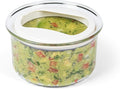 PREPWORKS Progressive International Fresh Guacamole ProKeeper Plastic Kitchen Storage Container with Air Tight Lid (White)