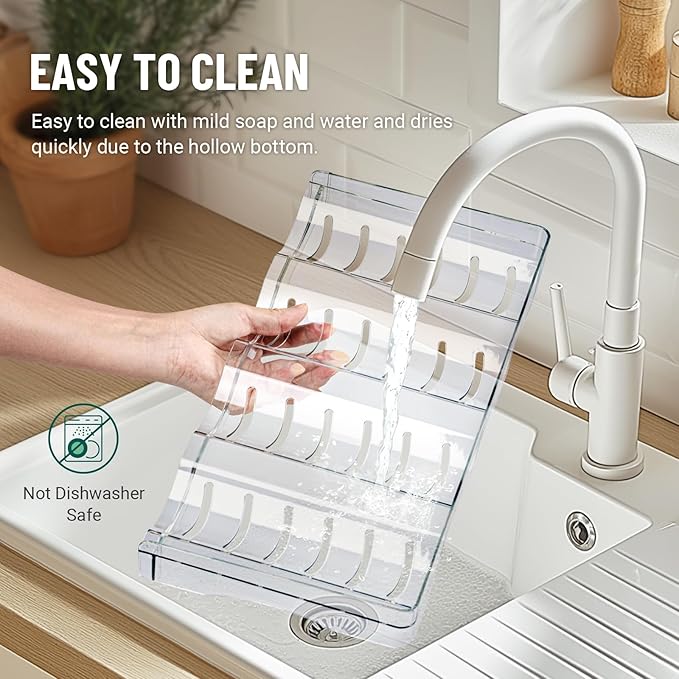 Water Bottle Organizer for Full Stanley 40 oz Tumbler with Handle, Cabinet Kitchen Pantry Organizers and Storage for Owala Stanley Cup Accessories Holder, Patented Stackable Tumbler Organizer Gifts