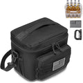 DBTAC Tactical Lunch Bag for Men Women, 12 Cans Insulated Lunch Box for Adult | 9L Leakproof Lunch Cooler Tote for Work Office Outdoor Travel | Soft Easy To Clean Liner x2