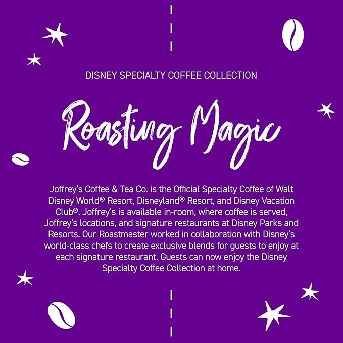Joffrey's Coffee - Disney Encanto Familia Madrigal Blend, Disney Specialty Coffee Collection, Medium Roast, 100% Arabica Bean (Whole Bean, 11 oz)