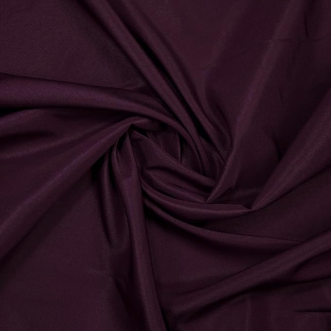 Gee Di Moda Rectangle Tablecloth - 90 x 156 Inch Eggplant - Heavy Duty Washable Polyester - 8 Ft Table, Holiday Party, Wedding & Baby Shower