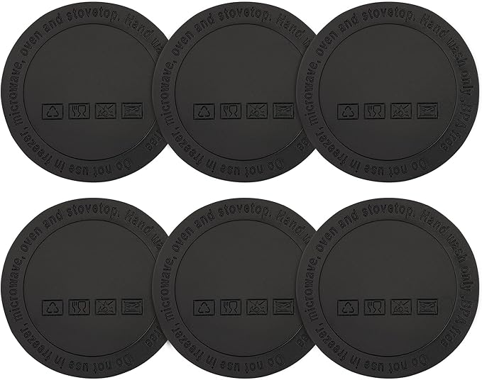 Silicone Bottom for 20 oz Slimline Insulated Mug, Non-Slip Rubber Bottom Protector for PYD Life, ZONEGRACE, YOUKOLA, Hiipoo, BJPKPK and more (6 Pack 2.2" 56mm)