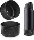 2 PCS Glitter Silicone Boot for Owala Water Bottle, Anti-Slip Protective Sleeve for FreeSip/Twist/Flip Stainless Steel Water Bottles Accessories