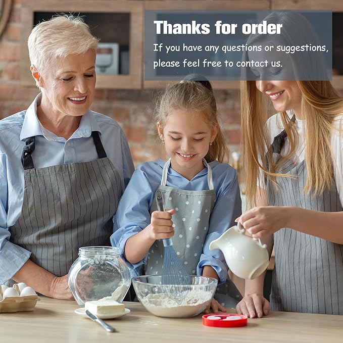 Dishwasher Safe Whisk, Professional Whisks, Stainless Steel & Silicone Wisk, Plastic Rubber Whisk Tool For Nonstick Cookware Pans, Heat Resistant Whisk, Blue, 12*3 inch (L-1-l)