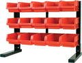 Performance Tool W5186 15-Bin 3-Tier Table Top Storage Organizer Rack.