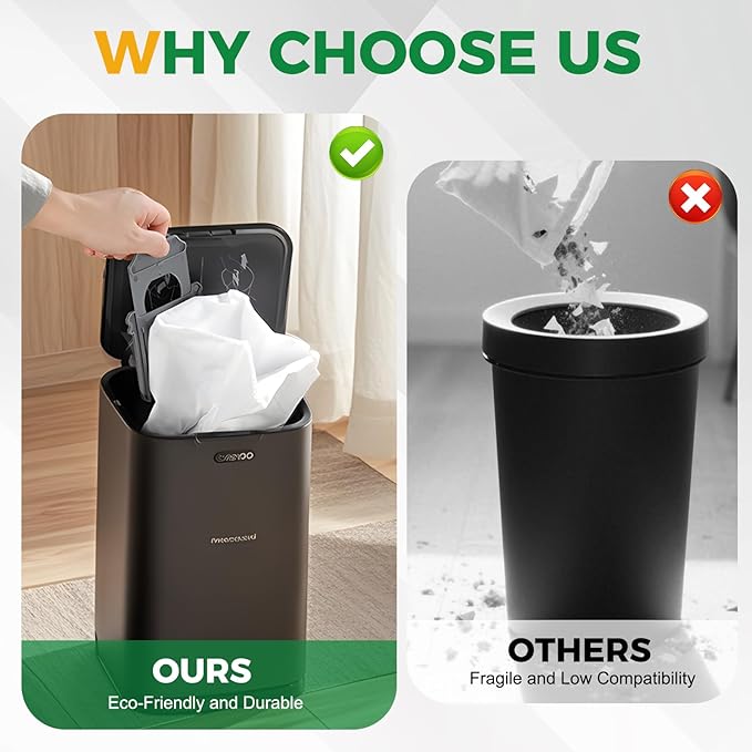 18 Pack Roomba Vacuum Bags for i7, i7+, i7Plus, i8, i8+, i3, i3+, i4, i4+, i6, i6+, s9, s9+, s9Plus, i and s Series Clean Base Automatic Dirt Disposal Bags