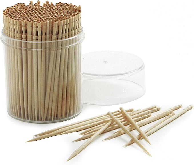 Norpro Ornate Wood Toothpicks, 360 pieces