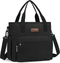 MIYCOO Lunch Bag Lunch Box Men Women - Leakproof Insulated Cooler Bag for Men Women - Large Tote Adults, Black