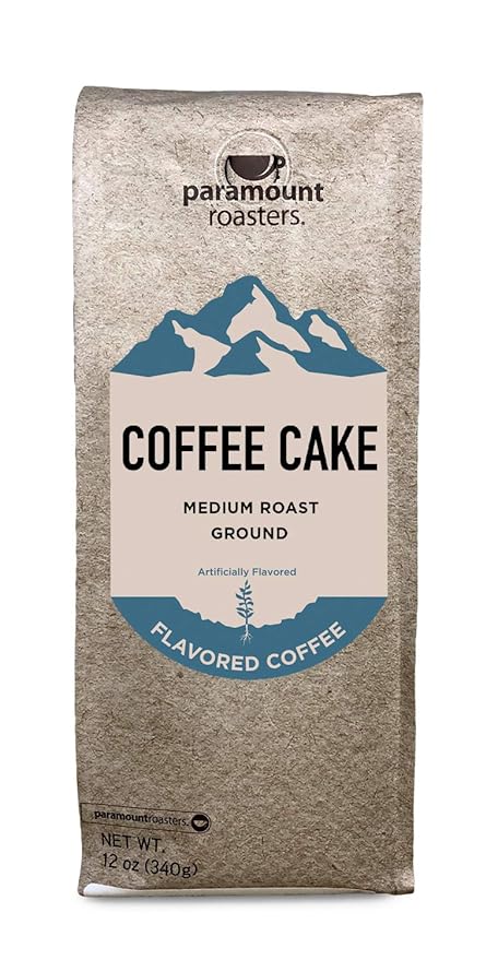 Paramount Roasters, Coffee Cake Flavored Ground Coffee, 12oz medium roast (Paramount Coffee Company)
