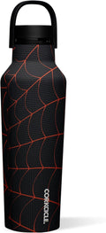 Corkcicle Sport Canteen - Keeps Beverages Cold 25 Hours - Triple Insulated Stainless Steel - Screw-On Lid - Reusable Bottle - Summer Drinkware Gift - Keeps Drinks Ice Cold - 20 oz - Spider-Man