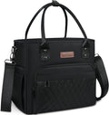 MIYCOO Lunch Bag Lunch Box Women - Leakproof Insulated Lunch Cooler Bag for Men Women - Large Lunch Tote Bags Adults, Black