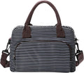 MEXS Lunch Bag for Women Men Insulated Reusable Large Lunch Box Adult Striped Leakproof Portable Cooler Tote Bags for Work Picnic